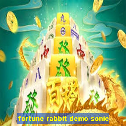 fortune rabbit demo sonic